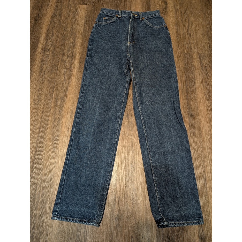 Lee Riders High Rise Mom Jeans Vintage Dark Wash Denim Cotton‎ Size 11 Med